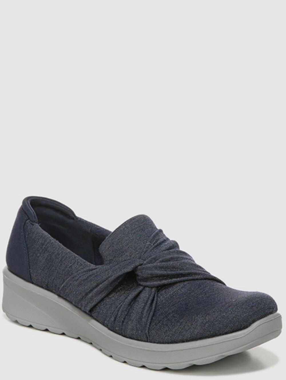 Bzees, Glimmer Navy Knotted Slip-On Loafers. Size 10